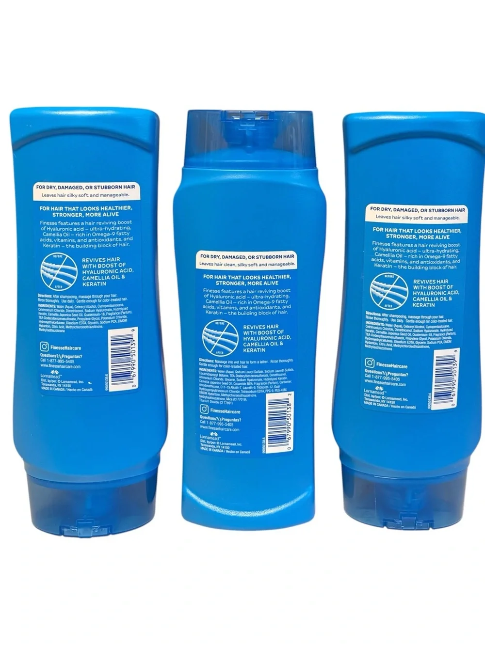 Finesse Moisturizing Shampoo & Conditioner Set of 3
